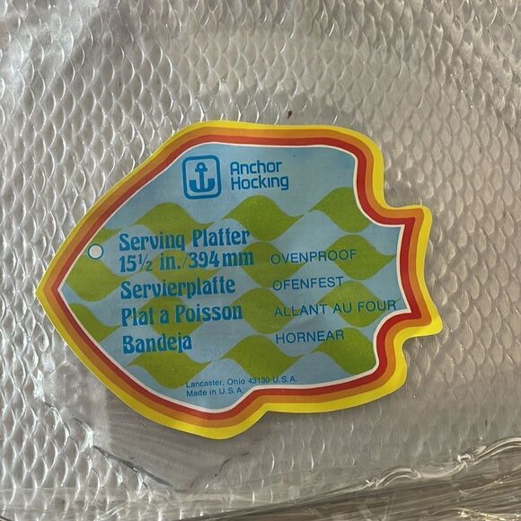 Leonard silver Crystal Fish Patter with silver plated server - Picture 4 of 5